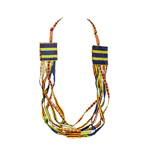 Strings Ankara Necklace