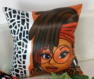 Loc'd In Lux Throw Pillow