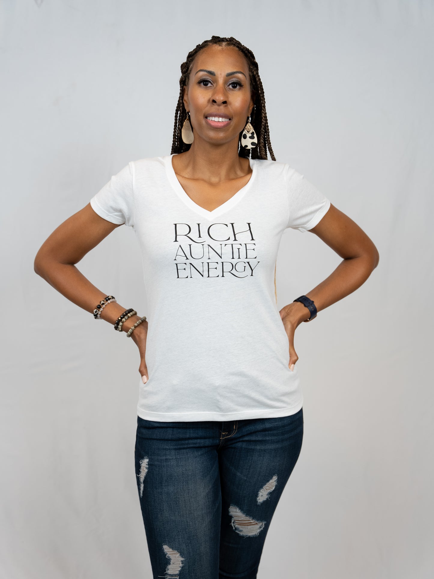Rich Auntie Energy Short Sleeve Tees