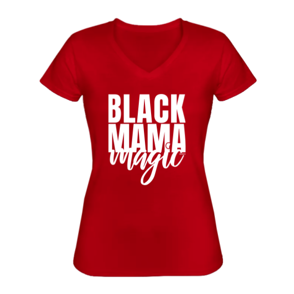 Black Mama Magic - Women's Fitted Tee