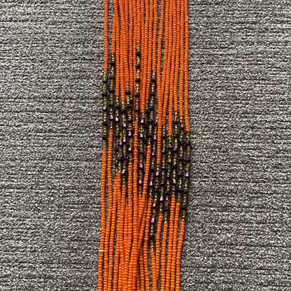 Orange waistbeads