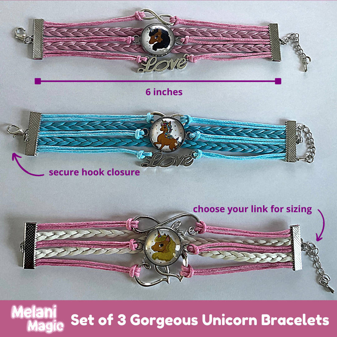 Melani Magic and Friends Kids Unicorn Bracelet