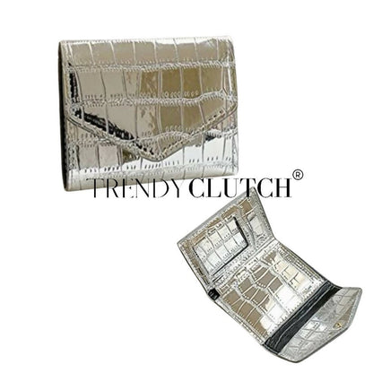 The Trendy Clutch Chrome Wallet