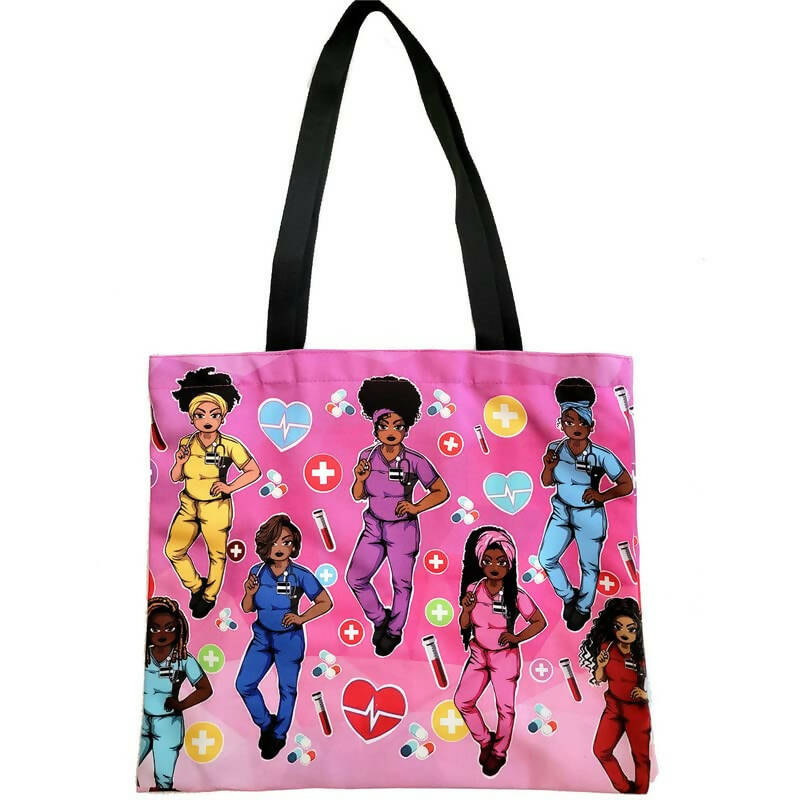 Pink HC Cuties Deluxe Snap Tote