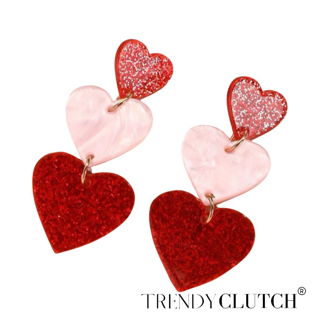 The Trendy Clutch "Levels of Love" Earrings