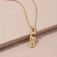 Vertical Zodiac Necklace