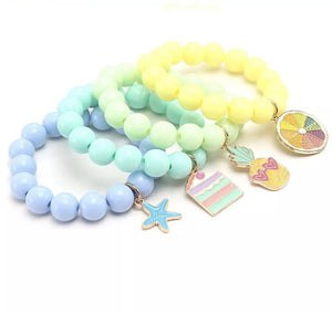 Kids Beaded Bracelet Set