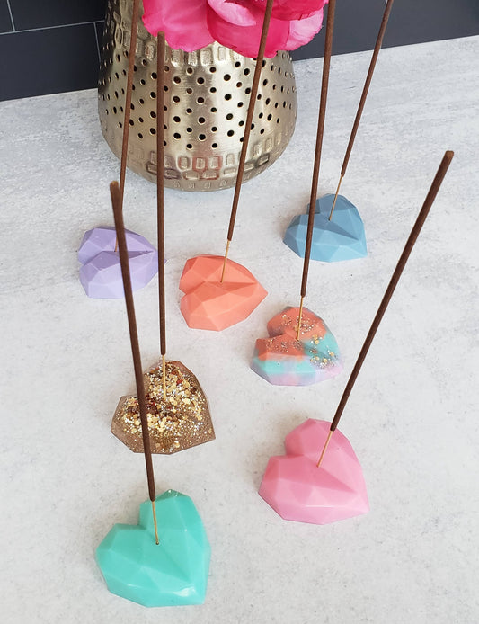 Facets of the Heart Incense Holder