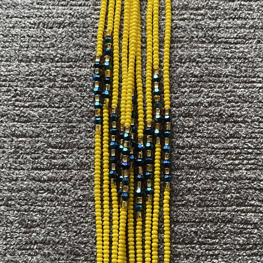 Yellow Waist beads