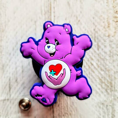 Purple Health Care Bears ID Badge