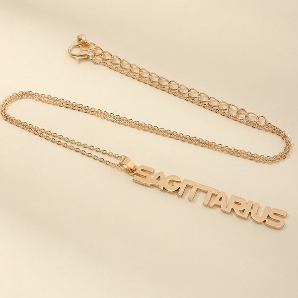 Vertical Zodiac Necklace