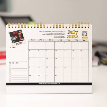 12-month Hip-hop Desk Calendar