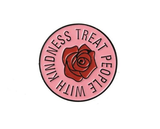 Treat People with Kindness Enamel Pin