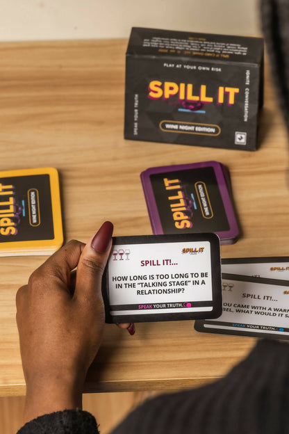 Wine Night Edition by SPILL IT Card Game