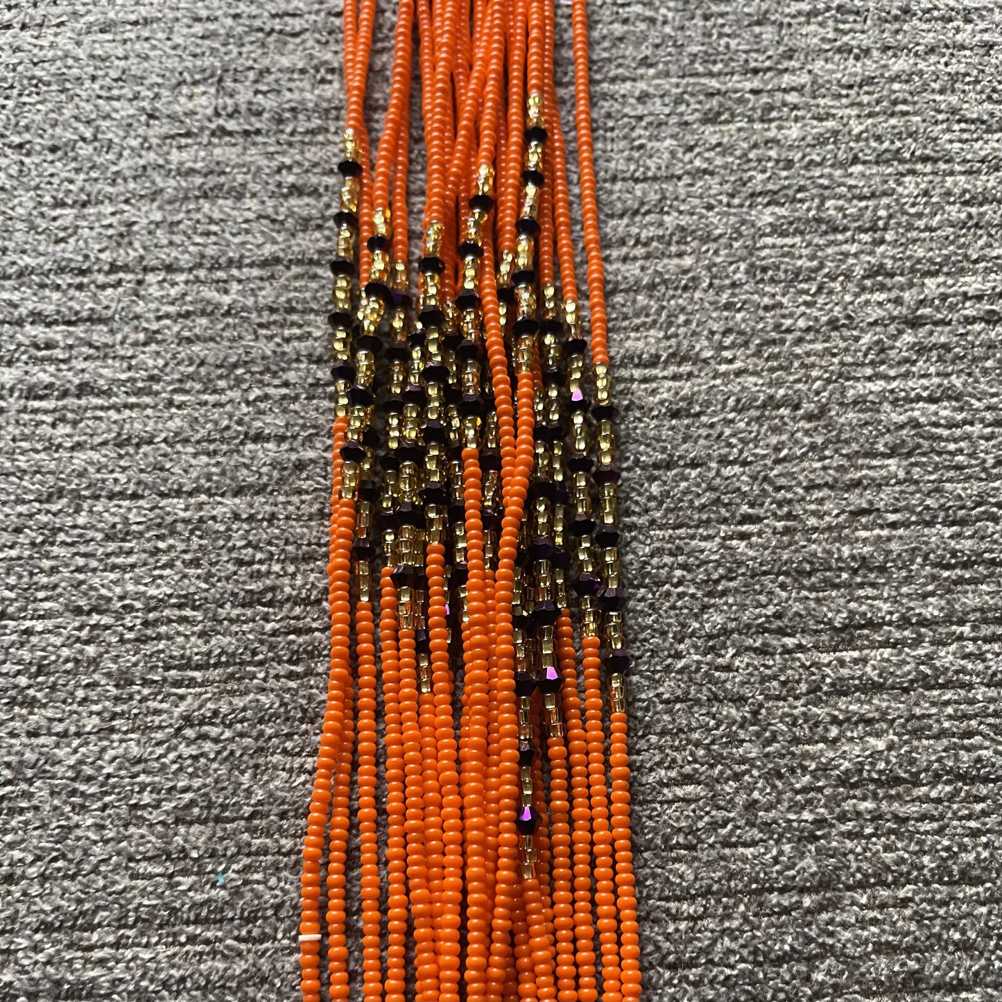 Orange waistbeads