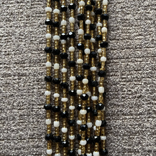 Salt and Pepper Waist beads