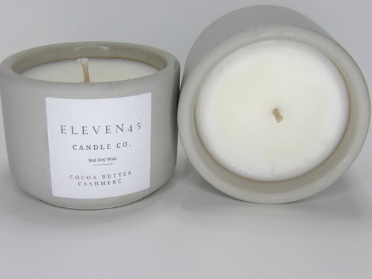 Eleven45 Candle Co. Cocoa Butter Cashmere Candle