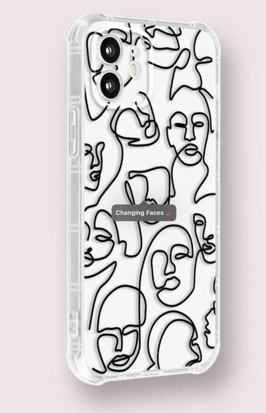 Changing Faces iphone case