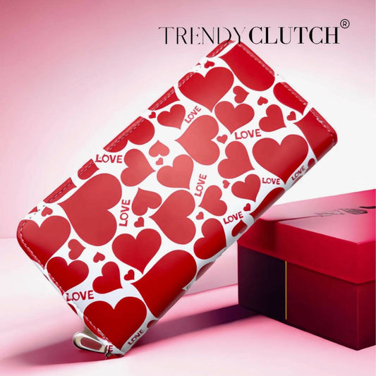 The Trendy Clutch "Love, Love, Love" Wallet