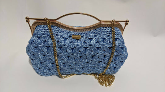 Turquoise Dinner Crochet Bag