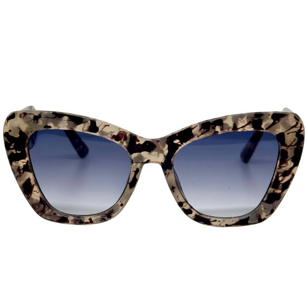 NO ORDINARY LOVE RUBI NOIRE OVERSIZED CAT EYE SUNGLASSES