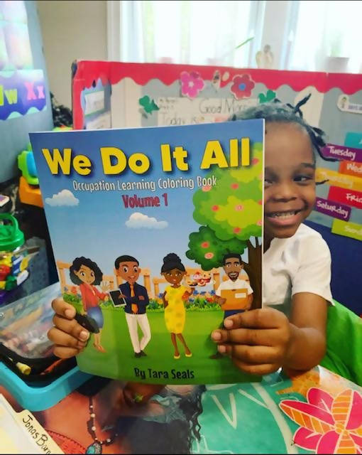 We Do It All Occupation Learning Coloring Book